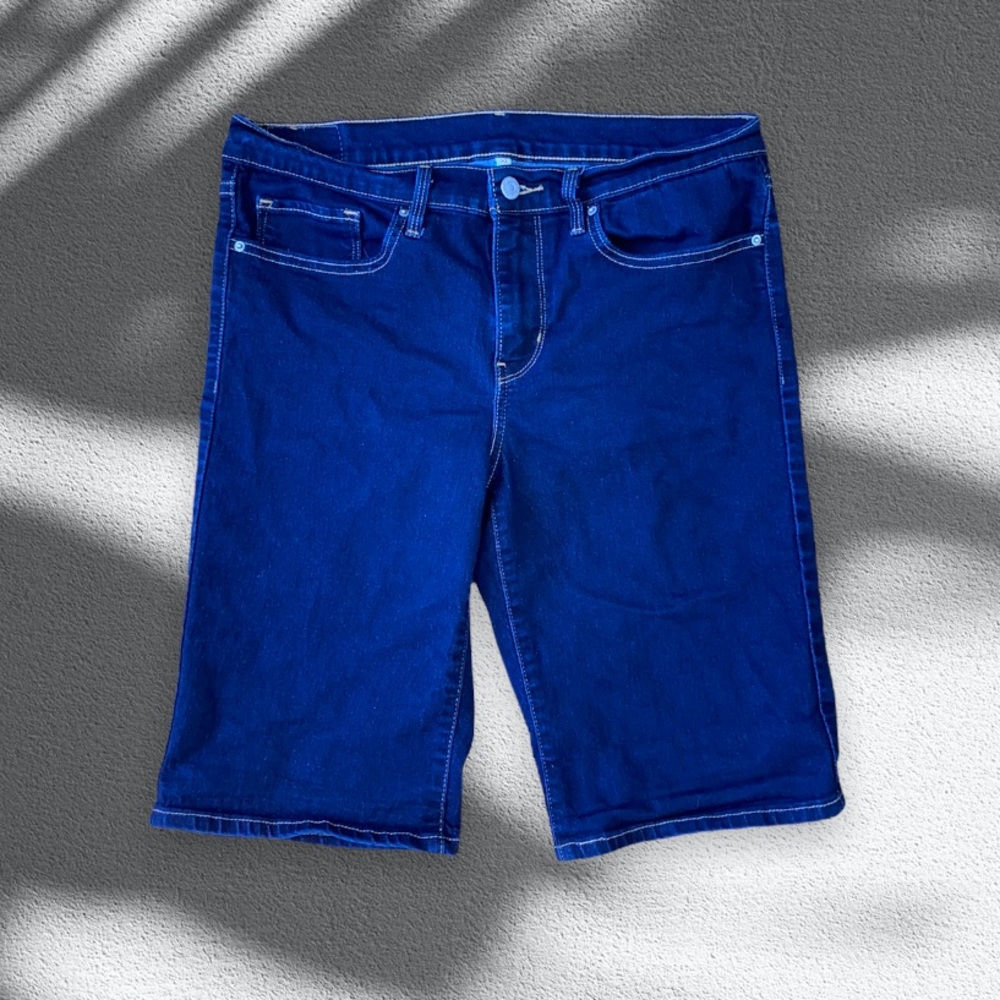 2/$40 Levi’s Indigo Bermuda Shorts
